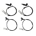 MOSTPLUS Front Rear Wheel ABS SPeed Sensors For BMW E36 323i 323is 328i 325i 325is (Set of 4)