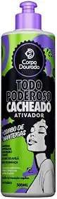 Ativador Todo Poderoso Cacheado Corpo Dourado 500ml | Definição, Hidratação e Controle de Frizz para Cachos 3A a 3C