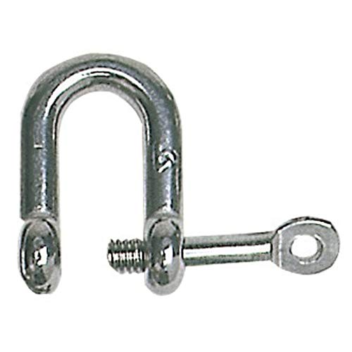Manille en U 10mm axe imperdable inox 316 accastillage marine