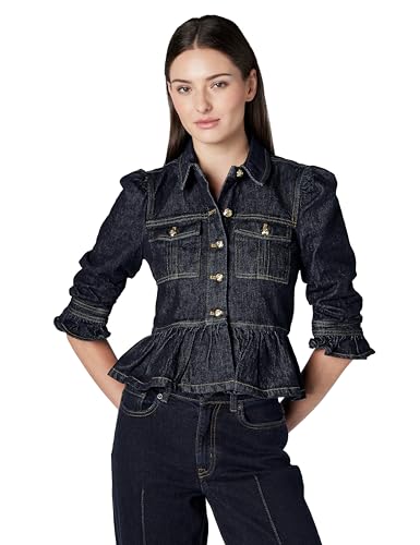 Cinq à Sept Women's Denim Delanie Jacket, Indigo Noir, S
