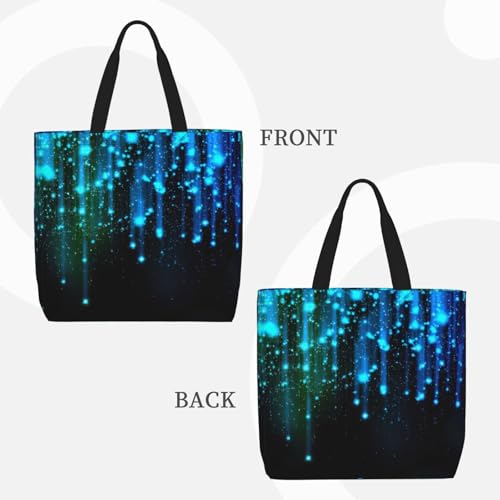 Stars print Tote Bag for Women Reusable Shopping Bag Large Beach Bag Travel Vacation Work3