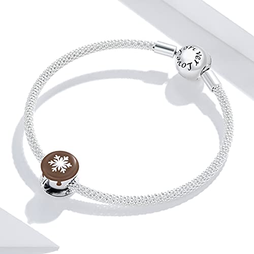 Image of BISAER Hamsa Hand Charm - Sterling Silver, Blue Gemstones Evil Eye, Fits Bangle, Bracelet, Necklace