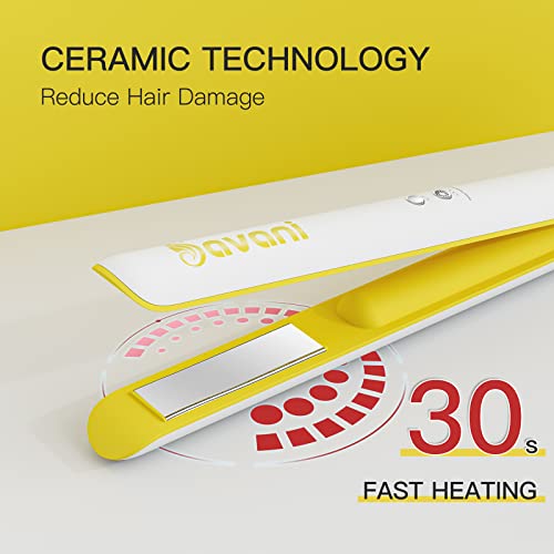 Savani Cordless Hair Straightener, 2-In-1 Wireless Flat & Curling Iron, Professional Straightener, Type C Rechargeable Travel Hair Iron, 9000Mah High-Capacity Battery, 3 Adjustable Temp Settings #TOP3