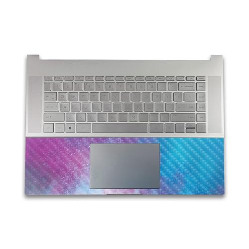 Image of Carbon Fiber Gaming Skin Compatible with HP Envy x360 16 inch (2023) - Cotton Candy Sky - Premium 3M Vinyl Protective Wrap Decal Cover - Easy to Apply | Crafted in The USA by MightySkins