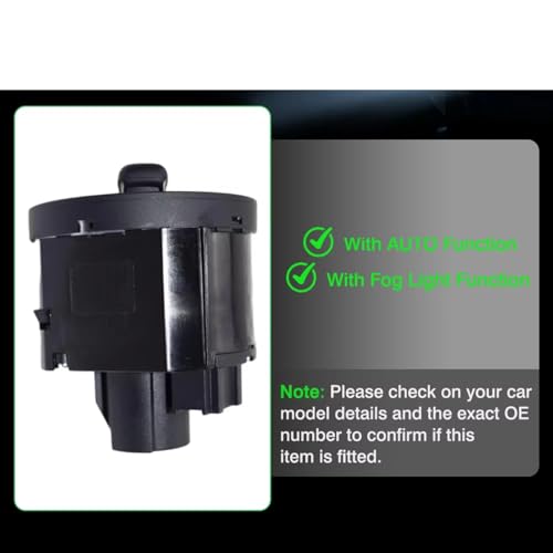 Interruptor luces de coche mando faros 5ND941431B para Passat 2010-2014 6