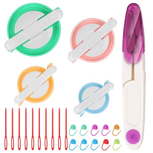 Zhaoyao Pompom Makers 4 Size Pom Poms Maker Tool...