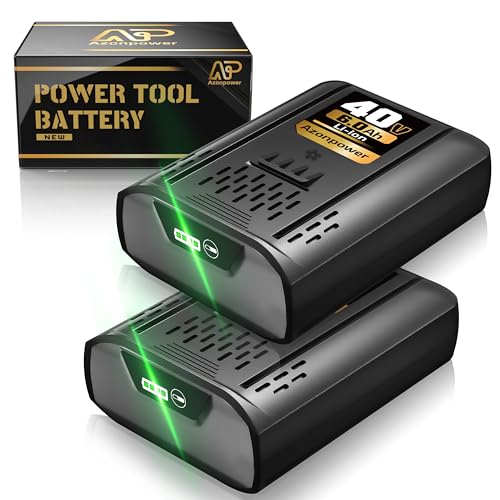 Replacement Kobalt 40V Battery 6.0Ah 2 Pack for KB-540-06/KB440-06/KB240-06 Series | 40V MAX Lithium-Ion Battery | Compatible with 40v Kobalt Cordless Power Tools | Fast Charging & Extended Runtime