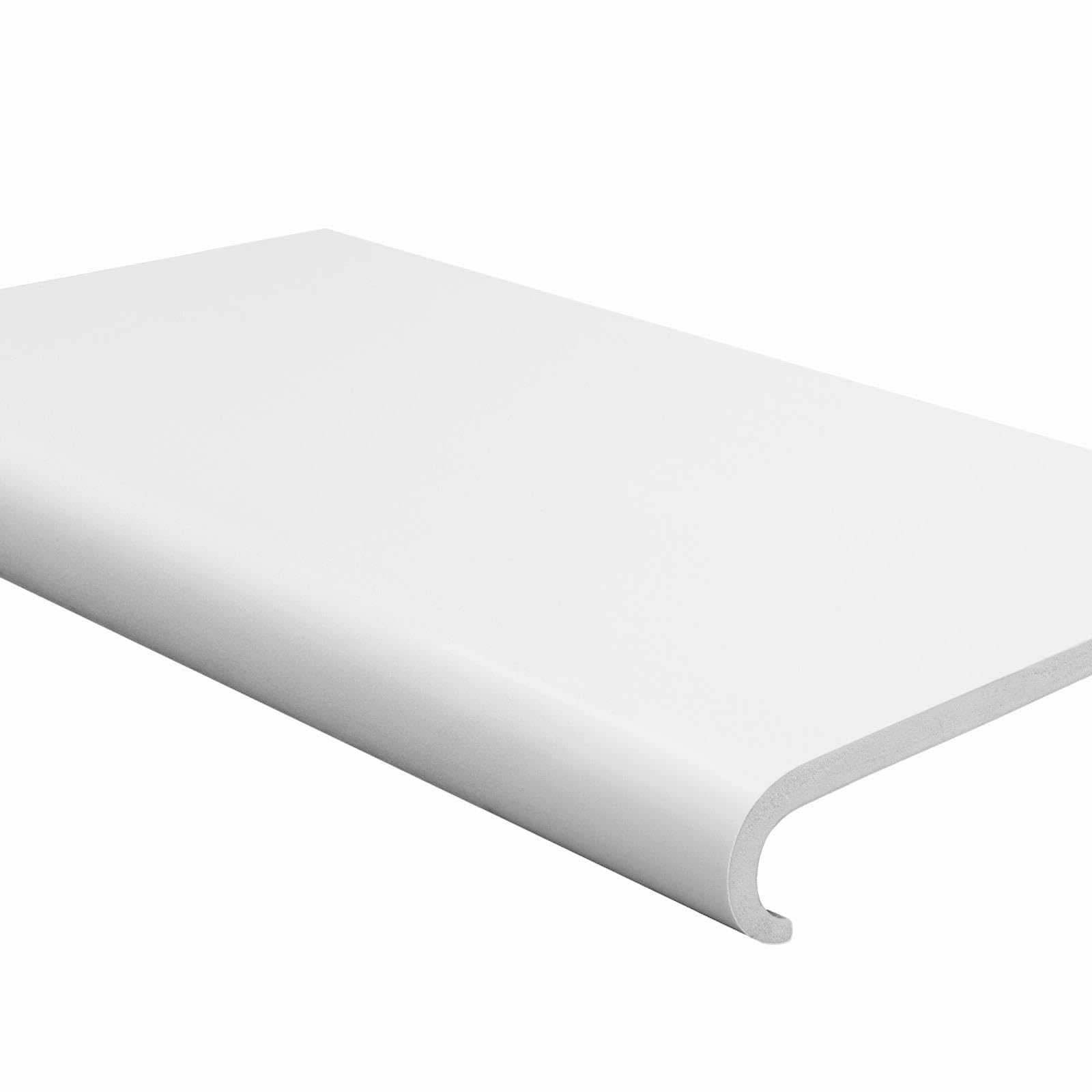 Bullnose Window Board Capping Cover (1.25m) - White, 250mm