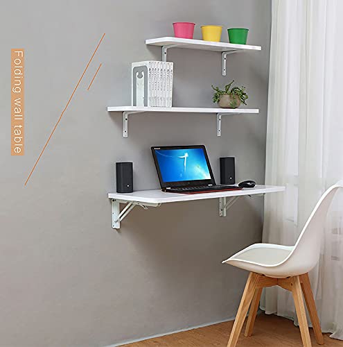Table murale pliable pour petits espaces et bureau gain de place compact - 3