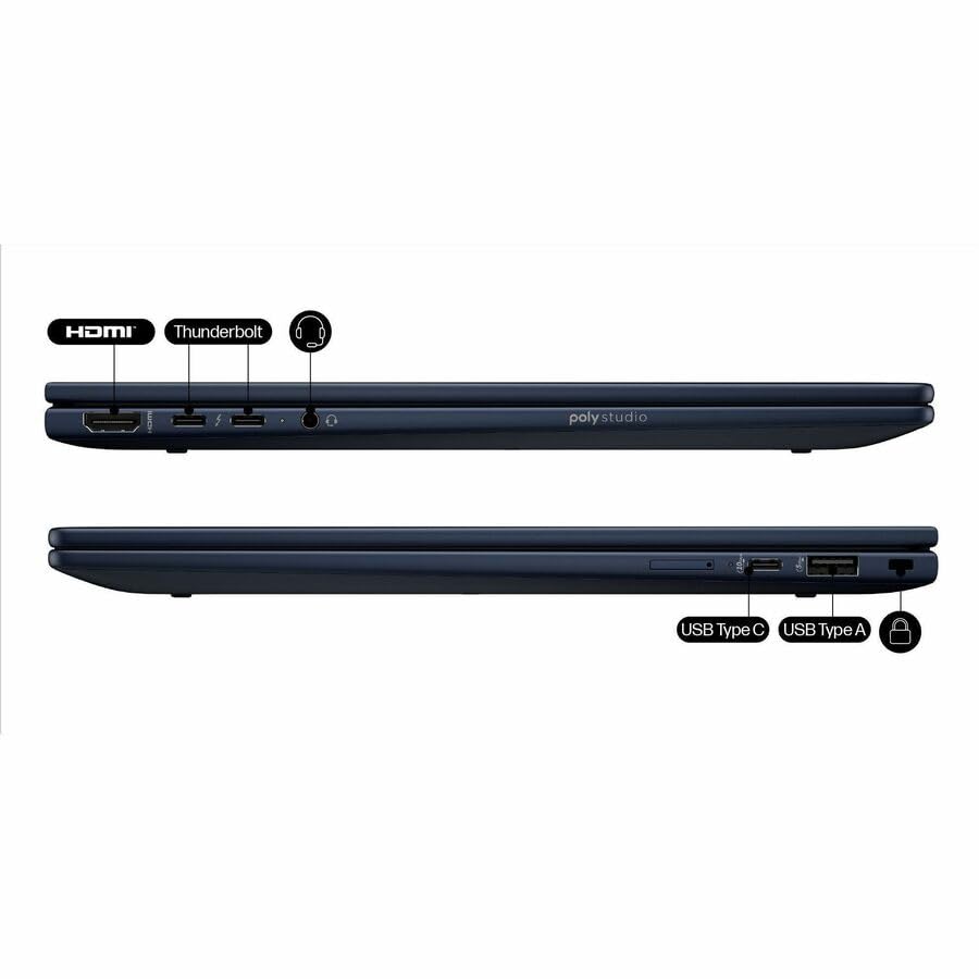 Image of HP EliteBook X Flip G1i 14 inch Notebook Next Gen AI PC - WUXGA - 1920 x 1200 - (Intel Core Ultra 7 258V Octa-core (8 Core) - 32 GB Total RAM - 32 GB On-board Memory - 512 GB SSD - Intel Chip - 1920 x 120