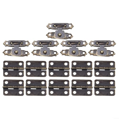 Jonikuper Juego de bisagras antiguas para...