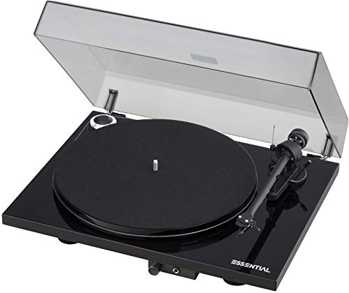 Pro-Ject Essential III HP Platine audio avec sortie casque (Noir) - Les Beatles, Paul McCartney, John Lennon, RIngo Starr, George Harrison Pro-Ject Essential III HP Platine audio avec sortie casque (Noir) – Image 3