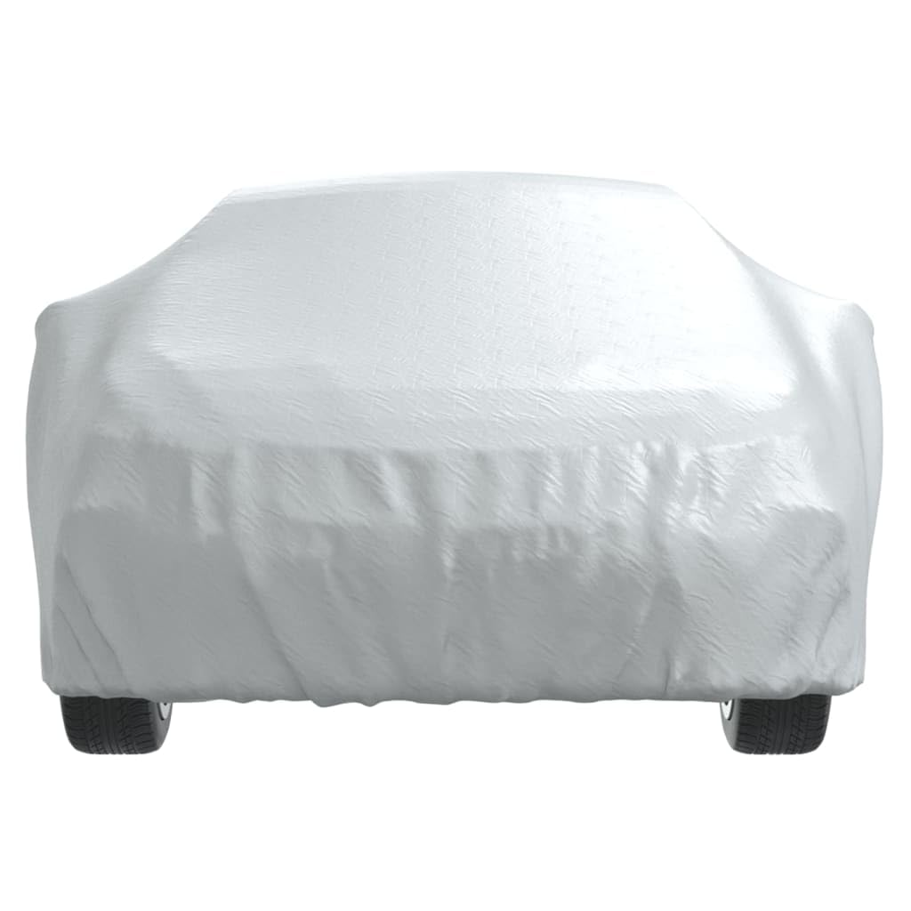 Funda de coche para sedán XXL con correa de hebilla, lona de poliéster transpirable, impermeable y resistente a los rayos UV, impermeable, para verano, invierno