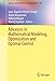 Advances in Mathematical Modeling, Optimization and Optimal Control (Springer Optimization and Its Applications (109))