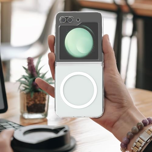 Image of amazon basics Air Skin Back Cover Case Compatible with Galaxy Z Flip 5 (Poly Carbonate | Crystal Clear)