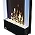 Napoleon Allure Vertical Series 32 Wall Mount Electric Fireplace - Multi-Color Flames with Large Crystal Cubes and Natural Looking Driftwood Logs - NEFVC32H