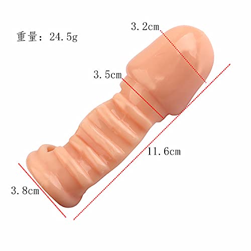 Penis Extender met penishuls condoom langer sex doorhouden om te vertraging ejaculatie penisvergroting penissleeve… - Afbeelding 4