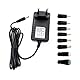 JZK 9V AC auf DC Adapter mit 8 DC Steckeradaptern, 9V 2A Netzteil, 9 Volt 2 Ampere DC Netzteil Ladekabel, AC-DC Adapter Wechselrichter Ladegerät Transformator für Drucker, CCTV-Kamera
