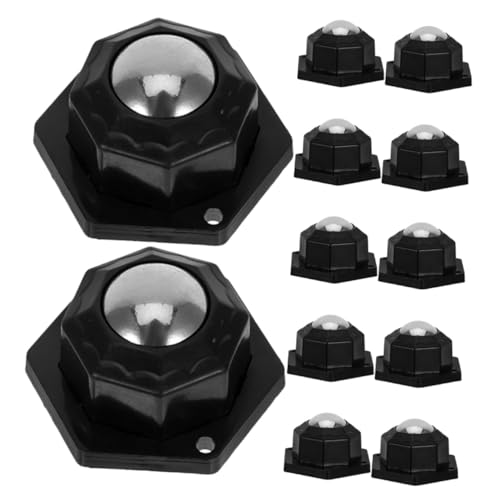 Mini roulettes autocollantes pivotantes KOMBIUDA à rotation 360° pour meubles sans perçage