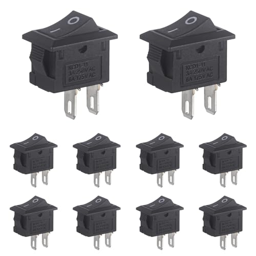 32 Interruttori A Bilanciere 2 Pin - SPST 10A/125V, Per Auto, Barca, Elettrodomestici - Foto 2