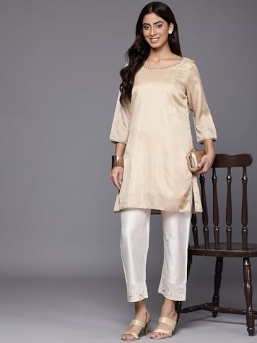 Image of Varanga Women's Cotton Pants - Comfortable, Breathable, Stylish Everyday Wear for Casual or Semi-Formal Outfits