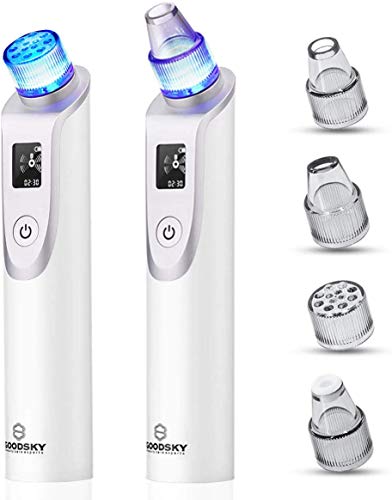 GOODSKY Aspirateur Point Noirs, Extracteur de Point Noir, éliminer les Acné, Appareil de Beauté du Visage Avec écran LED