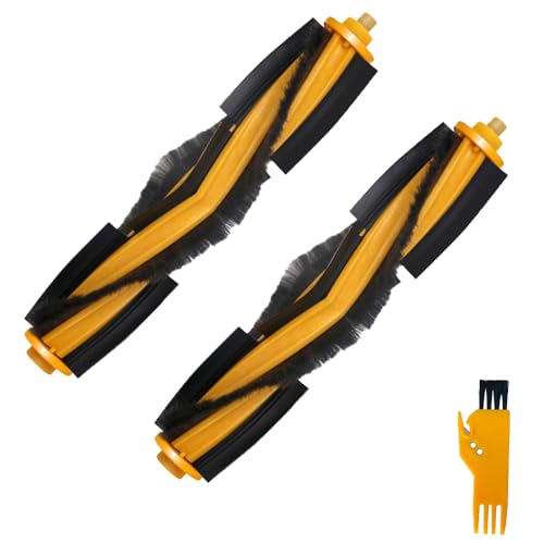 JXAXD 2 spazzole a rulli principali di ricambio con spazzola per la pulizia, set di accessori per robot aspirapolvere Ecovacs DEEBOT OZMO 920 950 T8 AIVI Max T9 T5 N5 N7 N8+ N8 Pro DX55 DX93 DJ65