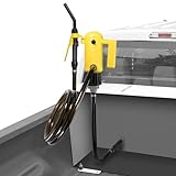 TERA PUMP TREDRUME02 電動燃料移送ポンプ ディーゼル補助タンク&ツールボックス用 – アルミニウムプロファイルフロー 3.3GPM 15~55ガロンのドラムに対応 2つの電源オプション 10フィートのビニールホース ガス、ディーゼル、DEF用