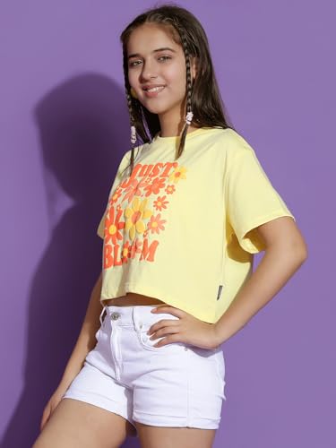 Image of Li'l Tomatoes Girls T-Shirt|Cotton|Relaxed Fit