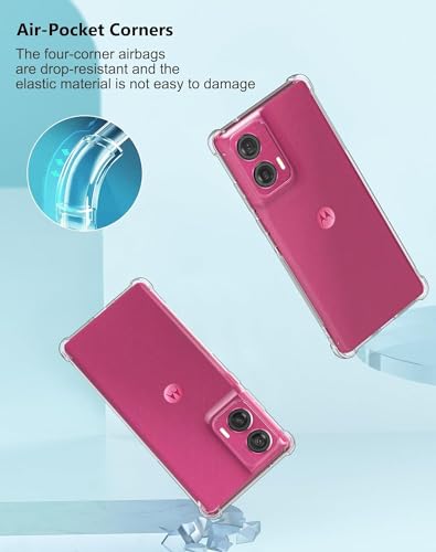 Image of Back Cover case for [Moto G35 5G] [Transparent] [Boom] Back Cover Case for [Moto G35 5G] [TPU] BumB - Transparent