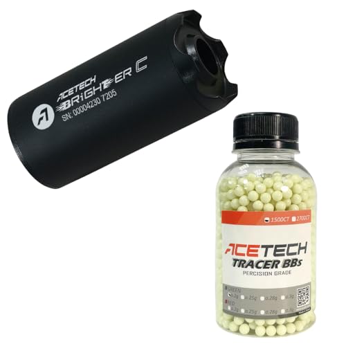 ACETECH �g���[�T�[���j�b�g Brighter C 14mm CCW �l�K�e�B�u�X���b�h M14-����M11+ �A�_�v�^�[ ����Ή� �O���[��BB�e/�W�F��BB�e LED�r�[��/�t���A���C�e�B���O���� (Brighter C-�X�^�[�^�[�Z�b�g)