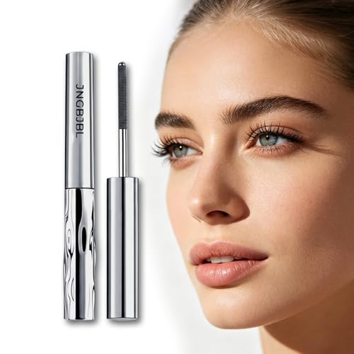 Iron Wand Mascara 5D Curling Eyelash Iron Mascara with Washable Metal Wands Waterproof Mascaras Black Volume and Length Separating Mascara Volume Long-lasting Smudge Proof.
