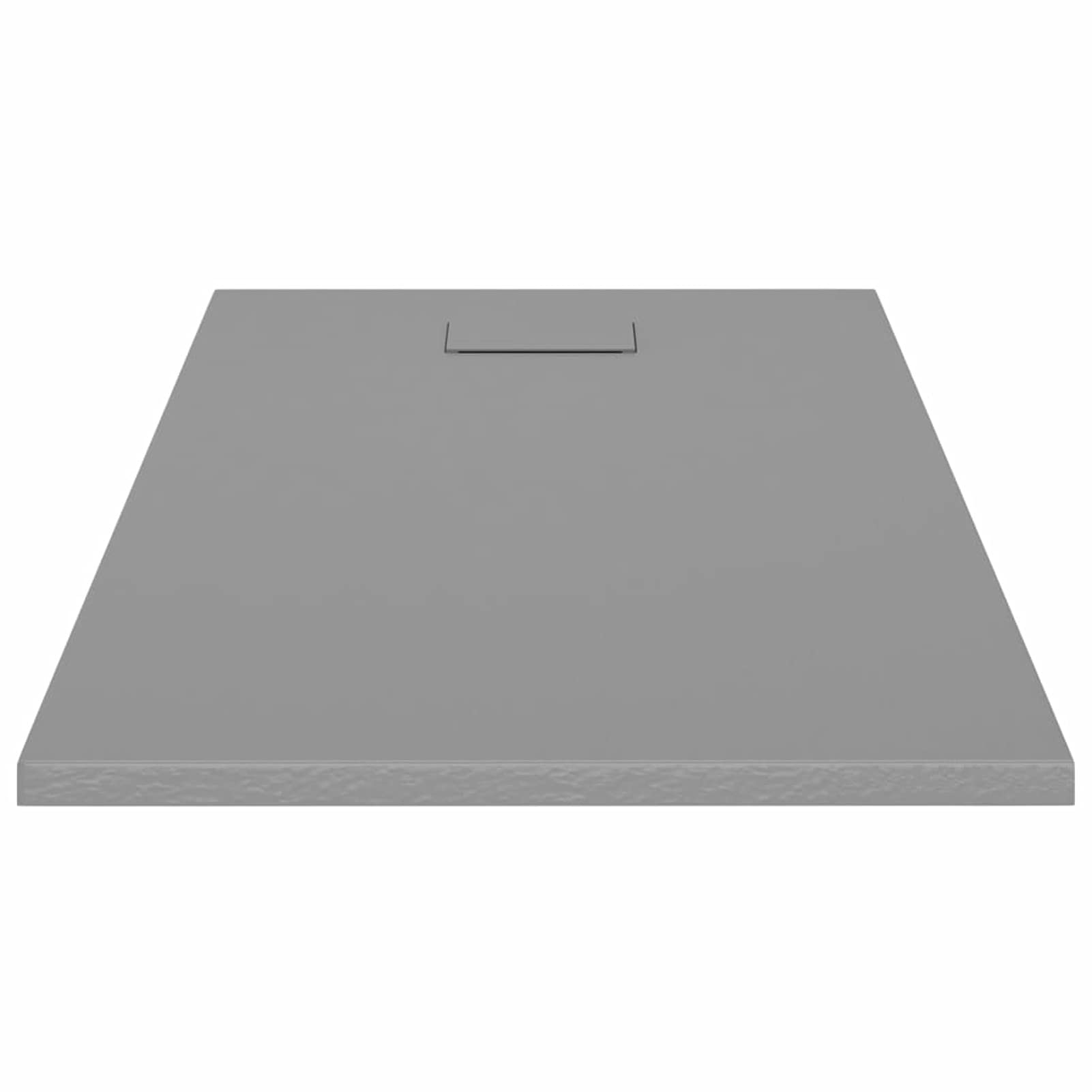 ARKEM Plato de Ducha SMC Gris 120x70 cm Plato Duchas Mampara De Ducha Abatible