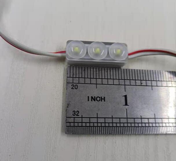 Image of Q QINGCHEN Mini LED Module UL Listed DC12V 6500K White 0.5W Waterproof Decorative Light for Lightbox Letter Advertising Signs with Tape Adhesive Backside (100pcs Pack)