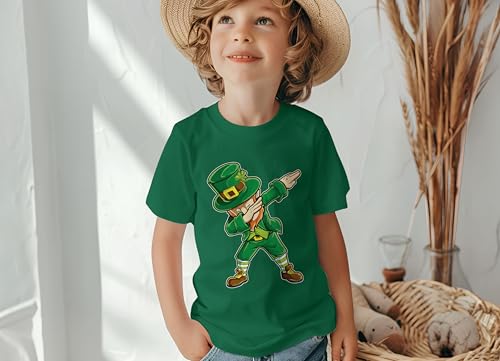Dabbing Leprechaun Funny St Patricks Day Shirt for Boys Girls Kids Toddler Men Lucky Irish Shamrock Son Dad4