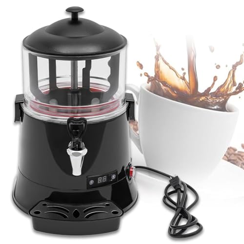 Eastnmythet Commercial Hot Chocolate Maker Machine(5L/10L), Chocolate Melter with Stirring Function, Hot Chocolate Dispenser(30?-90?), Hot Beverage Warmer,220V 5L