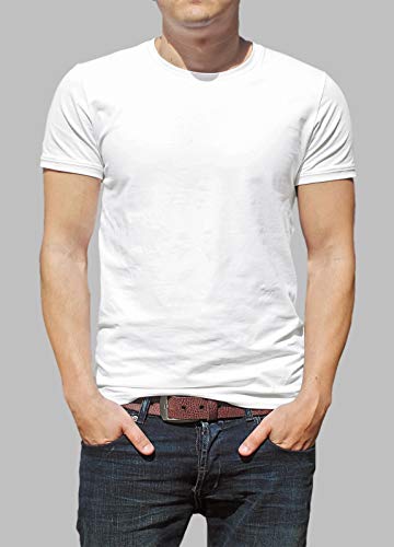 Image of OZIO Men's Cotton Round Neck T Shirt (OZTA-CBEC-$-Lemon Chrome)