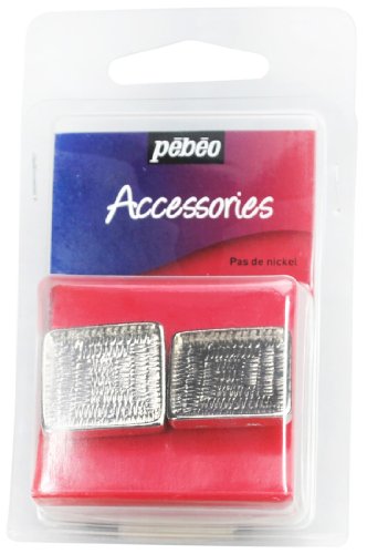 Pébéo 166803 Fantasy Accessoire Boucles d'oreille carré Métal Incolore 11 x 20 x 4 cm Cover
