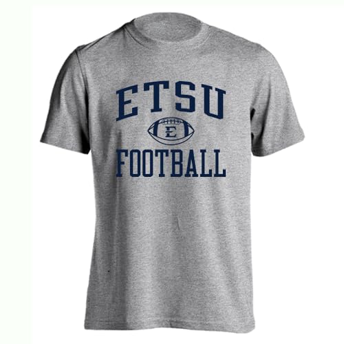 Sport Your Gear ETSU Buccaneers Football Game Day Traditions Short Sleeve Athletic Heather 2XL T-Shirt – Officially Licensed College Fan Tee – ETSU Apparel