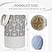 TOGETRUE Yarn Bag, Knitting Crochet Bag, Portable Yarn Storage Bags Organizer for Crocheting Project, Store Skein Ball, Short Knitting Needle (Medium,Grey)