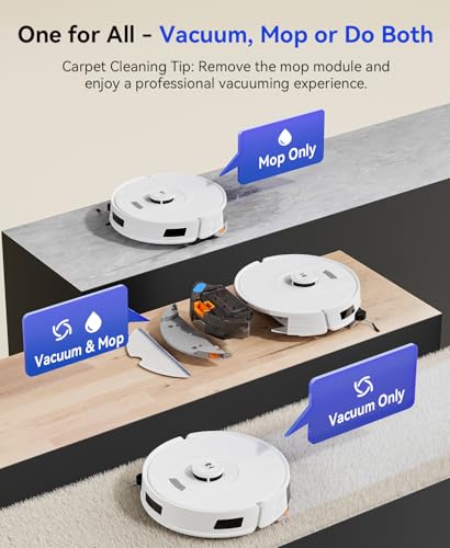 Robot Vacuum with Self-Emptying Station