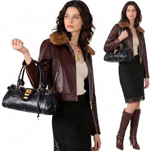 louceko Vintage Y2K Lock East West Bag