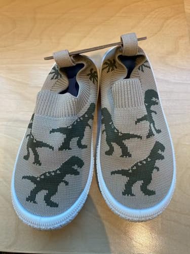 Image of JAN & JUL Slip-on Knit Shoes, Machine Washable and Lightweight Sneakers for Toddler Boys and Girls
