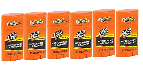 Dead Down Wind Antiperspirant & Deodorant - 2.25 Ounce - Odor Elimination - 6 Count