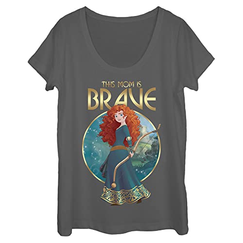 T-shirt Disney As Brave As col rond coupe classique pour femme