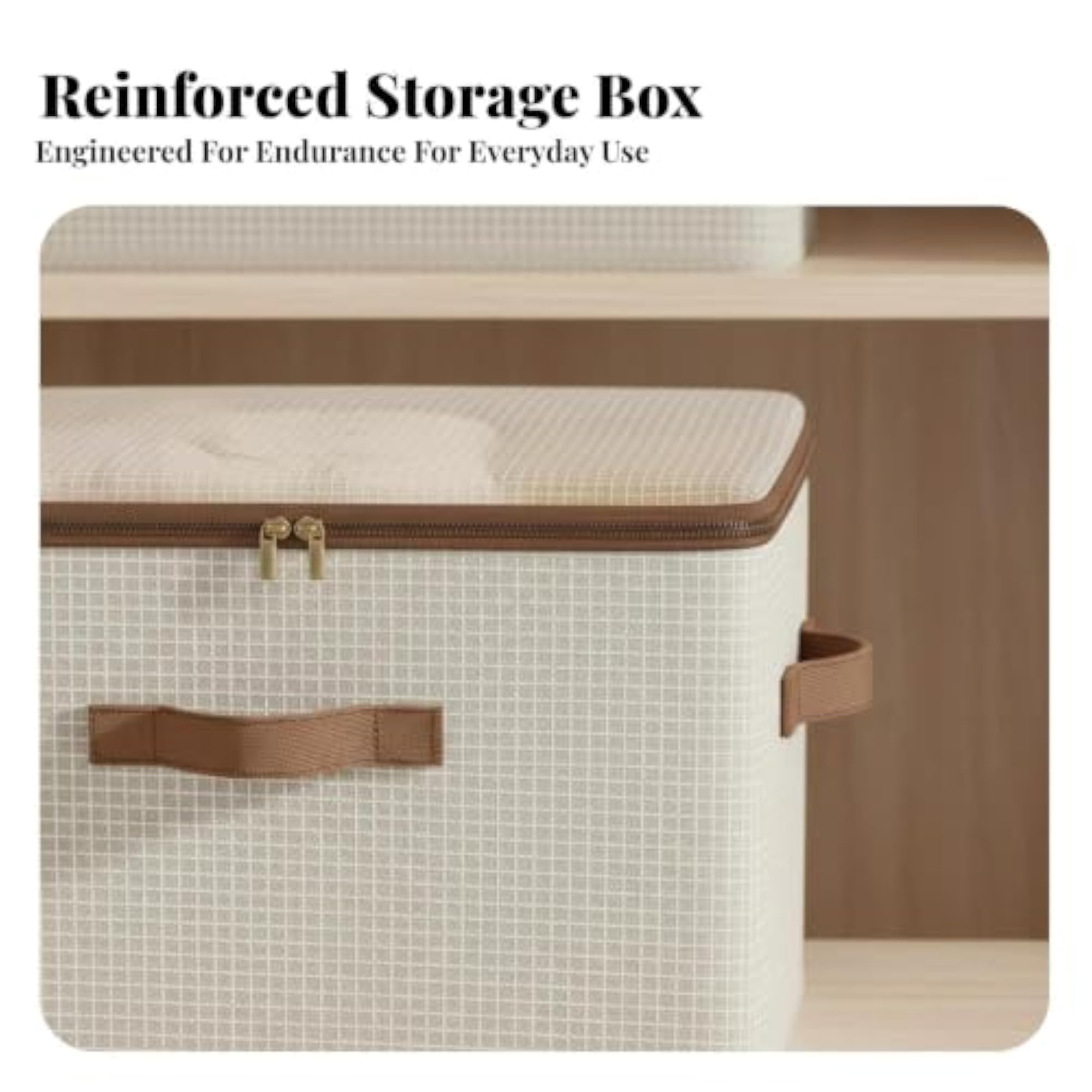 Foldable Underbed Storage Container for Home Organization