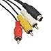 Optimal Shop 5 Feet/1.5M AV Cable for Sony Handycam Mini DV and DVD Camcorders-Black (1 Pack)