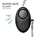 Safesound Personal Emergency Alarm Devices in Black for Kids, Women, Elderly, with Led Light, Keychain, Personal Safety and Self-defence Alarms with Clip, mini led flashlight
