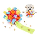 YYOJ Schnüffelball für Hunde,Interaktives Hundespielzeug Intelligenzspielzeug Futterball,IQ-Stimulation und Leckerli-Training Ball Toy für Kleine Mittelgroße Hunde Haustier