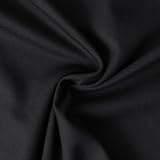  Tissu Gabardine extensible Bambou recyclé Aelys uni Noir - Par 50 cm